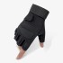 Tactical gloves for men with all fingers and plush insulation for military enthusiasts. Outdoor black eagle anti slip and wear-resistant sports training riding gloves for men