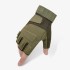 Tactical gloves for men with all fingers and plush insulation for military enthusiasts. Outdoor black eagle anti slip and wear-resistant sports training riding gloves for men