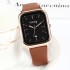 New style fashionable student women's watch, women's square silicone simple temperament, niche light luxury calendar, high-end feel