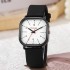 New Korean version Instagram niche square men's watch men's style women's watch universal atmospheric student party explosive cross-border