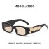 European and American personalized small frame sunglasses for women, cross-border wholesale fashion, wide leg sunglasses for men, UV resistant