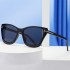 2022 New Retro T-shaped Cat Eye Sunglasses for Women's Fashion Sunglasses for Women's Trendy High end Sensation Instagram Foreign Trade Wholesale Shapes