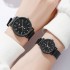 New fashion Korean version student exam watch for women, men's Instagram style, niche trend, couple quartz watch, cross-border