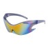 European and American Y2K Millennium Sports Windproof Colorful Sunglasses for Men, Future Technology Style, Integrated Sunglasses for Women, Cross border Wholesale