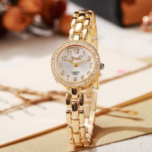 New Fashion Round Women's Watch, Women's Style Bracelet Watch, Student Party Advanced Aesthetic Watch, Cross border Explosive