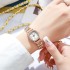 Fashion Korean New Product Wine Barrel Square Steel Belt Women's Watch Women's Style Student High end Sense Small Cross border Explosive