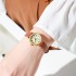 New fashion Korean round women's watch, female style, student minimalist and niche Instagram style, Guangzhou watch cross-border