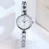 New Korean version authentic fashionable steel strip women's watch, niche temperament, disc high-end feeling, high school student bestseller