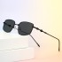 High temperament business men's sunglasses 2024 new box arrow export sunglasses outdoor driving sunglasses