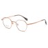 New Artistic Women's Round Frame Myopia Glasses Frame Pure Titanium Glasses Frame Can be Paired with Titanium Frame Fashion Glasses Frame 6938