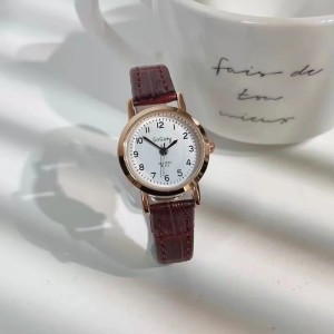 New Korean version women's watch, female style, digital niche, student temperament, Guangzhou watch, retro quartz watch, popular item