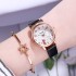 New Fashionable Watch Cute Girl Women's Versatile Small Fresh Belt Student Watch Quartz Watch