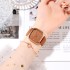 22 new style student men's and women's watch straps Korean version simple temperament Ins style simple square quartz watch