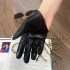 Bareback Half Palm Performance Imitation Leather Gloves Female Black Short Lolita Bounce Di Gothic Punk COS Photo Dance