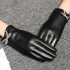 Top layer genuine leather gloves for women in winter, thickened and warm Korean version, hand repair, driving, cycling, sheepskin gloves, windproof