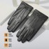 Top layer genuine sheepskin gloves for women in winter, with plush and thick touch screen for driving and cycling. Korean version, simple, fashionable, and warm