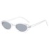 Source Factory Product 2021 New Retro Water Drop Elliptical Frame INS Style Personalized Sunglasses Trendy Hip Hop Sunglasses