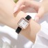 New Korean square plate women's watch, simple and niche style, student party fashion belt, high beauty watch