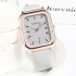 New style fashionable student women's watch, women's square silicone simple temperament, niche light luxury calendar, high-end feel