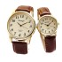 New fashion Korean brand watches for women, student quartz watches, men's belts, casual couple watches