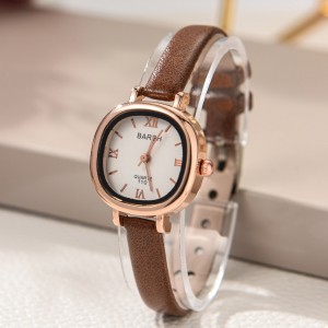 24 new style compact dial fashionable women's watch female model student ins style retro Korean version niche quartz hand