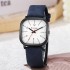 New Korean version Instagram niche square men's watch men's style women's watch universal atmospheric student party explosive cross-border