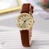 New fashion Korean round women's watch, female style, student minimalist and niche Instagram style, Guangzhou watch cross-border