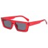 Cross border hot selling new sunglasses trend rectangular box show atmosphere sunglasses personality anime sunglasses