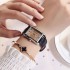 New Fashion Women's Watch Women's Belt Square Dial Couple Watch Student Casual Quartz Fashion Watch