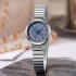 New round women's watch, women's style, Korean version, fashionable, simple, niche, student steel strip, high-end, stylish and explosive