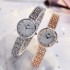 New Ins style fashionable high-end appearance women's watch niche steel strip Korean version student party quartz watch