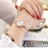 Fashion brand Korean version bracelet watch women's steel strap thin strap student ladylike electronic quartz fashion watch