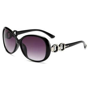 Factory new trendy and fashionable sunglasses 9509 large frame sunglasses for women with jade crystal texture sunglasses