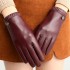 Real leather gloves for women in winter, thickened velvet for warmth, cycling touch screen for driving, Korean version fashion repair, hand layer sheepskin