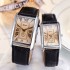 New Fashion Women's Watch Women's Belt Square Dial Couple Watch Student Casual Quartz Fashion Watch