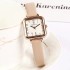 New Korean square plate women's watch, simple and niche style, student party fashion belt, high beauty watch