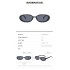 Cross border 2022 new European and American fashion oval cow color retro sunglasses with small frame INS style personalized sunglasses