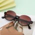 2024 New European and American Fashion Half Frame Sunglasses for Women, Personalized and Trendy Outdoor Sunglasses for Women, Cross border Wholesale Shapes