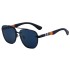 European and American fashion frameless cut edge box sunglasses for men, trendy sun protection sunglasses for women, cross-border glasses wholesale shapes