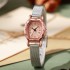 New style fashionable women's watch, women's mesh belt, wine barrel, round life, waterproof, high aesthetic value, student niche sense