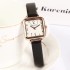 New Korean square plate women's watch, simple and niche style, student party fashion belt, high beauty watch