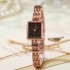 New popular bracelet square women's watch female style niche student party temperament simple fashion quartz wholesale