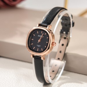 24 New Fashionable Women's Compact Dial Internet Celebrity Temperament Retro Student Ins Style Life Waterproof Premium Sense