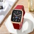 24 new styles, fashionable men's and women's watches, niche high-end sense, student rectangular tape calendar, quartz watch