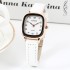 New Square Small Dial Exam Watch for Women, Minimalist Forest style Xiaoqing Women's Watch, Fashion, Niche, Literary and Artistic