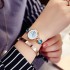 New Korean version electronic quartz women's watch, women's brand, fashionable fashion, life waterproof student steel strap women's watch