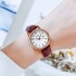 Original brand: GEDI Korean women's watch, retro and high-end, round belt, student waterproof quartz watch wholesale