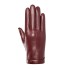 Leather gloves for women in winter, Korean version, sheepskin for repairing hands, touch screen with thick velvet for warmth and insulation, short riding gloves for driving