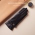 Genuine leather gloves for women in autumn and winter, thickened velvet for driving and cycling, cold and warm, fashionable and atmospheric, touch screen, lambskin