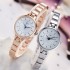 Hot selling new brand watches, women's student bracelets, women's watches, steel straps, fashionable and simple electronic quartz watches